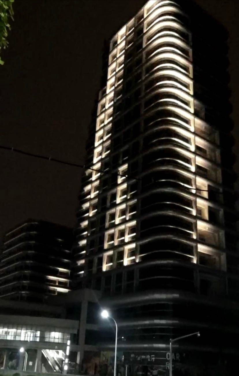 贵阳清水江地铁站楼宇亮化项目